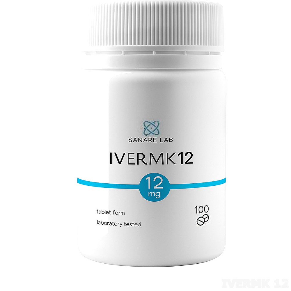 Sanare Lab - IVERMK 12 mg 100 Tablets Anti-cancer drugs to eliminate parasites